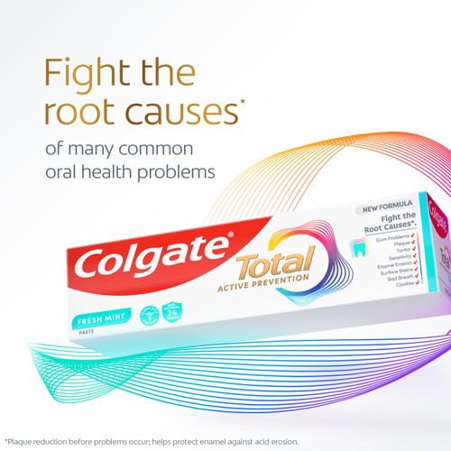 Colgate Total Active Prevention Fresh Mint Toothpaste 125ml