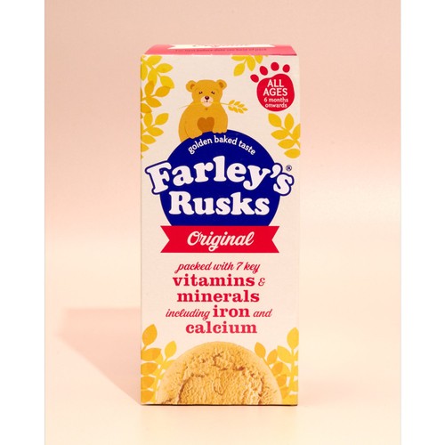 Farley's Original Rusks Baby Food Snacks 6+ Months 300g