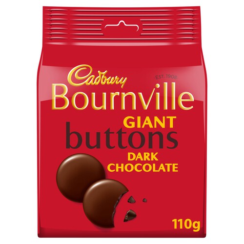 Cadbury Bournville Buttons Dark Chocolate Bag