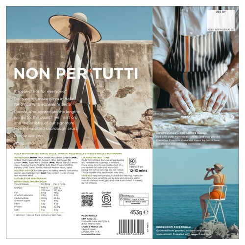 Crosta Mollica Fiorentina Sourdough Pizza 453g
