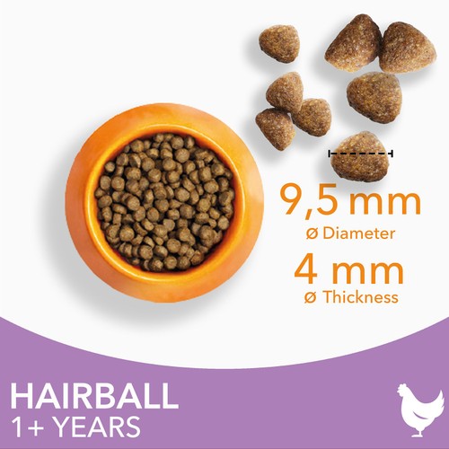 Iams For Vitality Hairball 1+ Years With Fresh Chicken