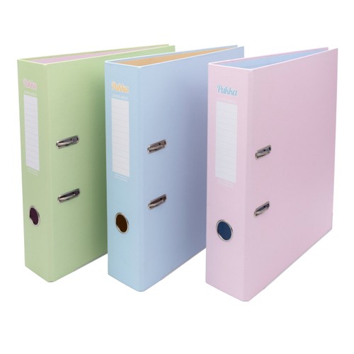 Pukka Pastels Lever Arch File Assorted Colours