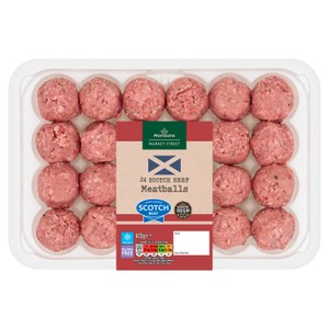 Morrisons British Beef & Pork Meatballs 624g