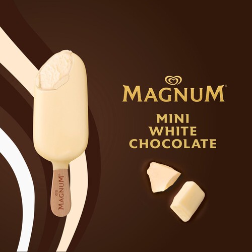 Magnum Mini Classic, Almond & White Chocolate Ice Cream Sticks