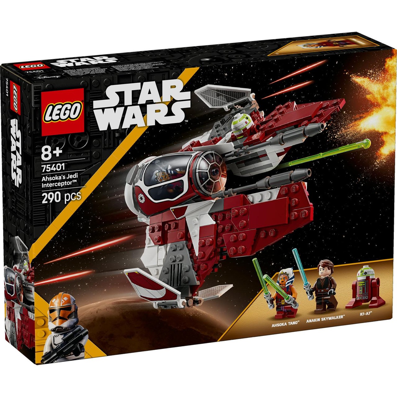 Lego Star Wars Ahsoka's Jedi Interceptor 75401