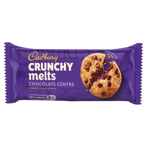 Cadbury Crunchy Melts Chocolate Centre Chocolate Biscuits