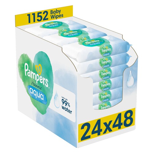 Pampers Aqua Harmonie Baby Wipes 