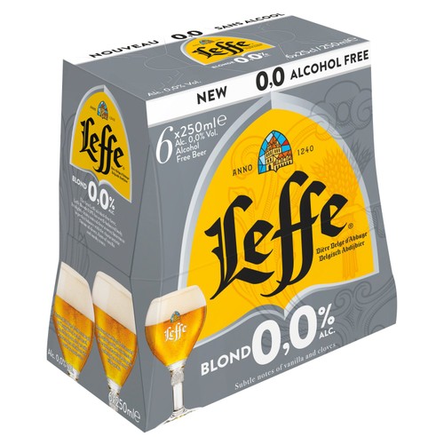 Leffe Blonde 0.0%  6 x 250ml