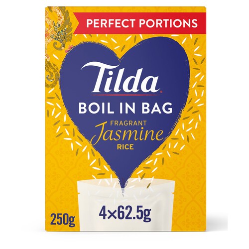 Tilda Fragrant Jasmine Rice Boil In Bag 