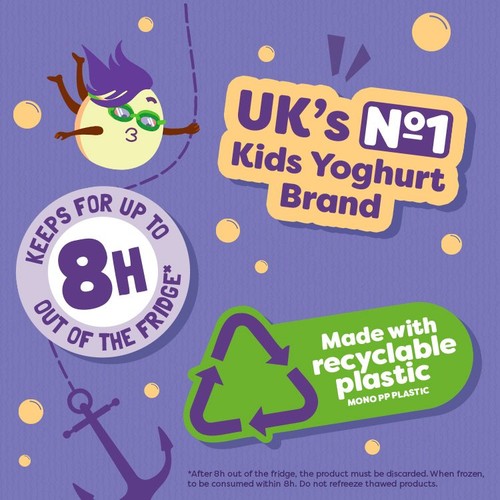 Petits Filous Kids Greek Style Vanilla Yoghurt Pouch 4x85g