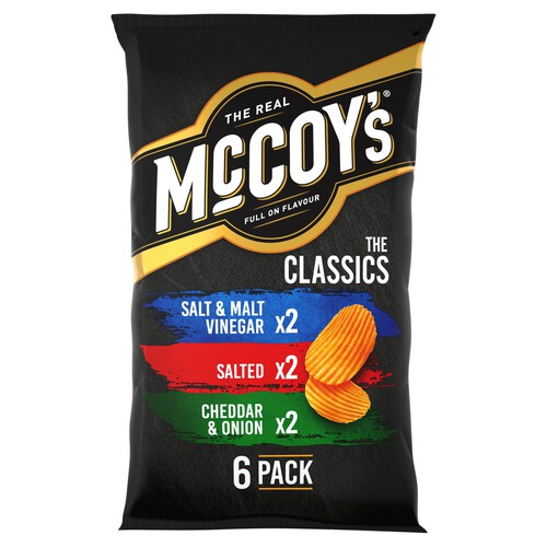 McCoy's Classic Variety Multipack Crisps 6 Pack