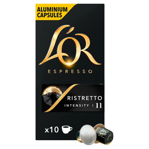 L'OR Espresso Ristretto Coffee Pods x10 Intensity 11