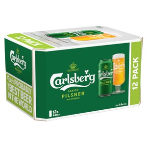 Carlsberg Pilsner 3.4% Abv  12 x 440ml