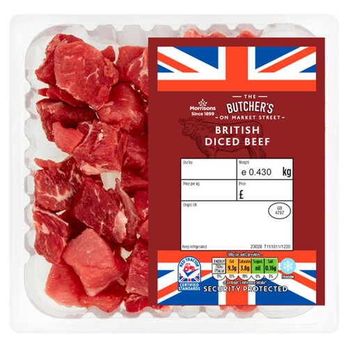 Morrisons British Diced Beef