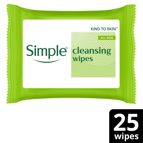 Simple Cleansing Face Wipes Biodegradable