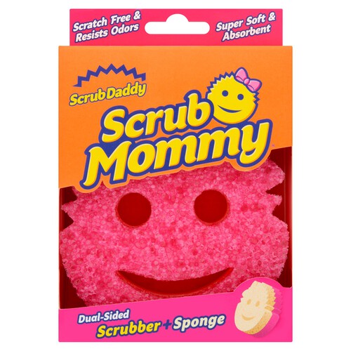 Scrub Daddy Scrub Mommy Dual-Sided Scrubber & Sponge