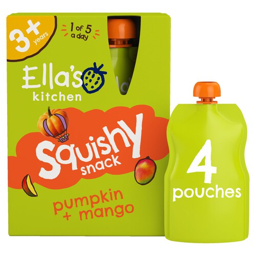 Ellas Kitchen Pumpkin & Mango Squishy Snack 