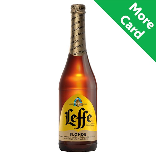 Leffe Blonde Beer Bottle 