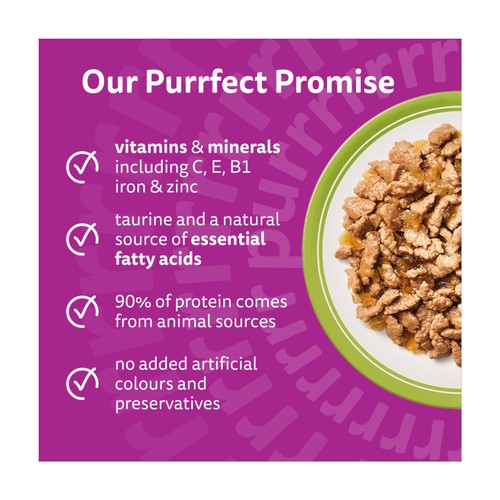 Whiskas 1+ Mixed Menu Adult Wet Cat Food Pouches in Jelly