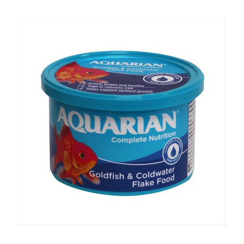 Aquarian Goldfish Food Flakes