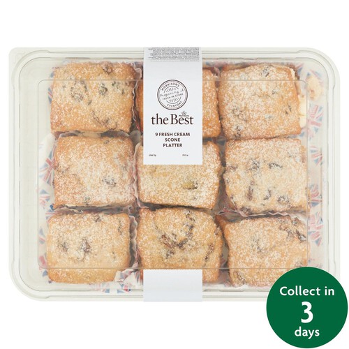 Morrisons The Best Scone Platter 9 Pieces