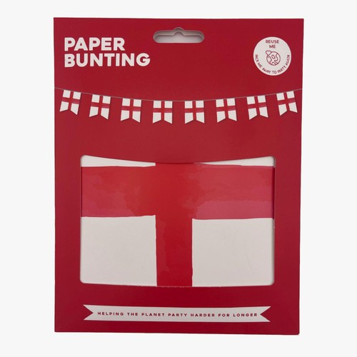 Morrisons Red & White Flag Bunting