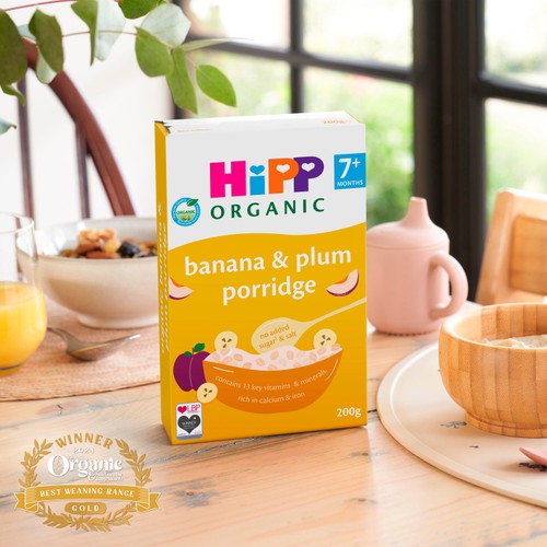 Hipp Organic Banana And Plum Porridge 