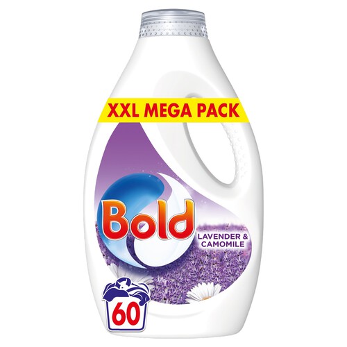 Bold 2in 1 Washing Liquid Lavender & Camomile 60 Washes