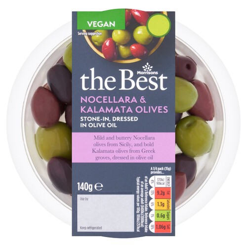 Morrisons The Best Nocellara And Kalamata Olives 