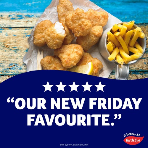 Birds Eye 20 Battered Fish Nuggets 490g