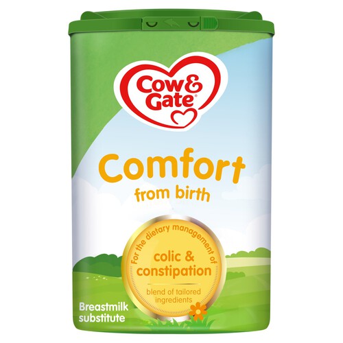 Cow & Gate Comfort Baby Milk Formula Powder from Birth