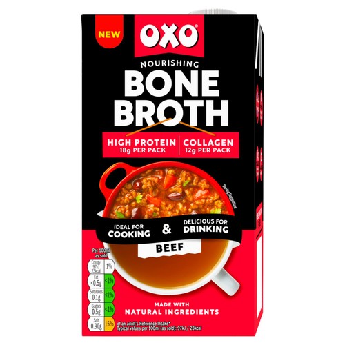 Oxo Beef Bone Broth 500ml