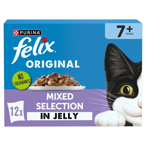 Felix Original Senior 7+ Mixed Selection In Jelly Wet Cat Food