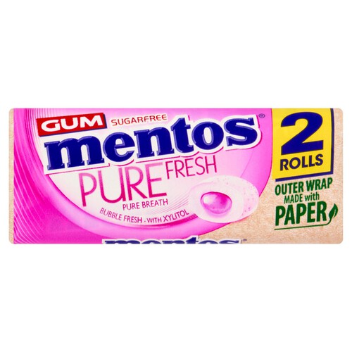 Mentos Pure Fresh Duo Pack Bubblefresh 