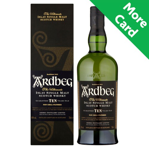 Ardbeg 10 Year Old Single Malt Scotch Whisky 