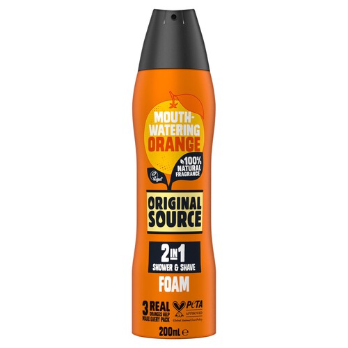 Original Source Mouthwatering Orange Shower & Shave Foam 