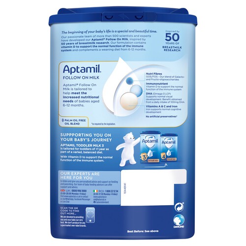 Aptamil 2 Follow On Baby Milk Formula Powder 6-12 Months