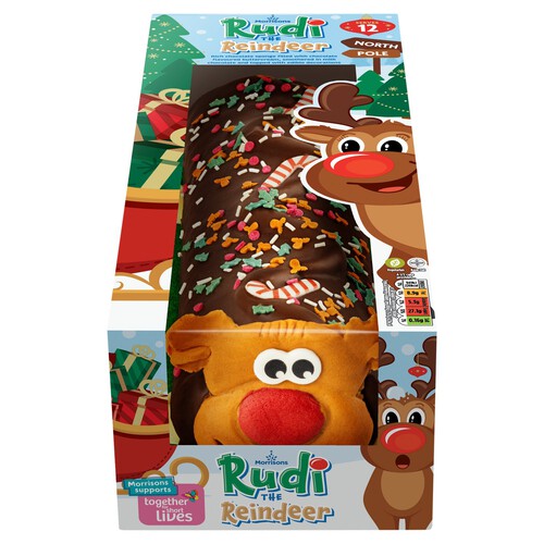 Morrisons Rudi The Reindeer Cake Serves 12