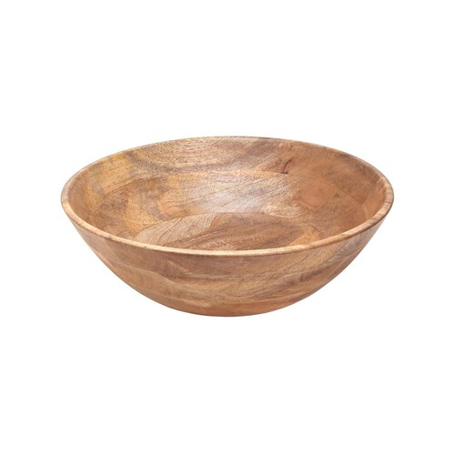 Nutmeg Home Mango Wood Large Bowl