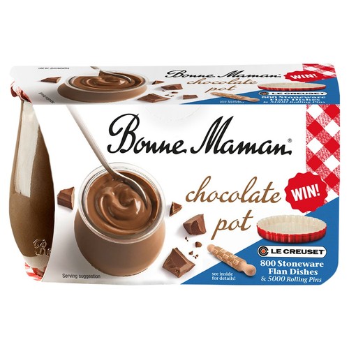 Bonne Maman Chocolate Pot 2 x 115g (230g)