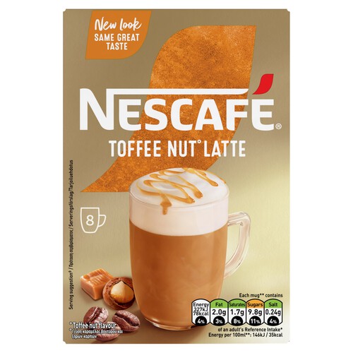 Nescafe Gold Toffee Nut Latte Sachets