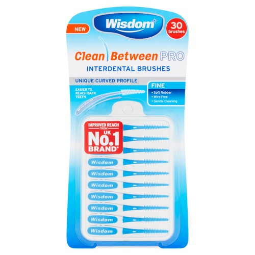 Wisdom clean between pro fine interdental brushes