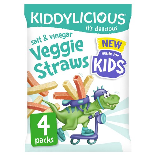 Kiddylicious Salt & Vinegar Veggie Straws Kids Snacks