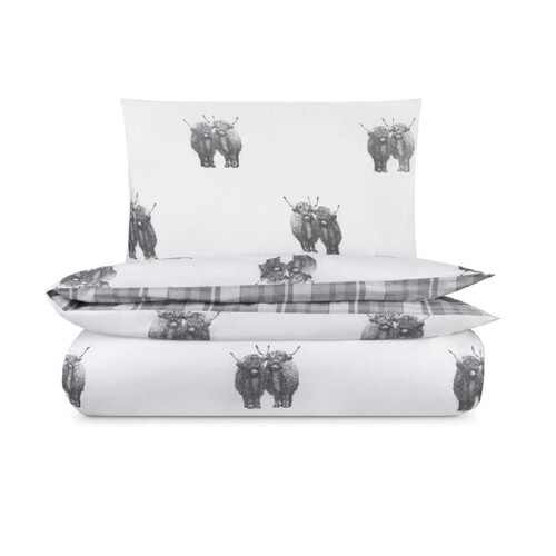 Nutmeg Home Easy Care Highland Escape Duvet Set Double