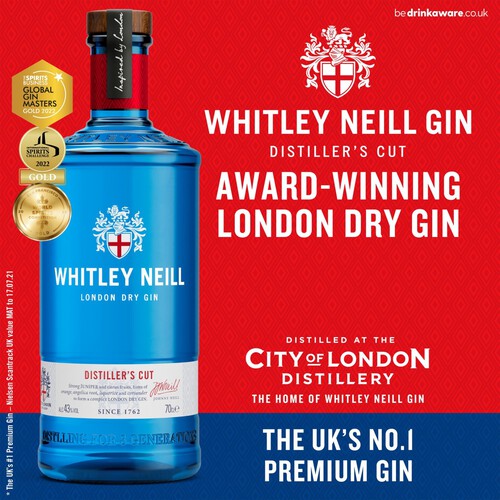 Whitley Neill Distiller's Cut Gin 43%