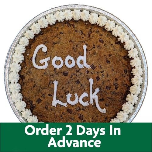 Giant 10" Chocolate Cookie Good Luck (Serves 10)   FTO