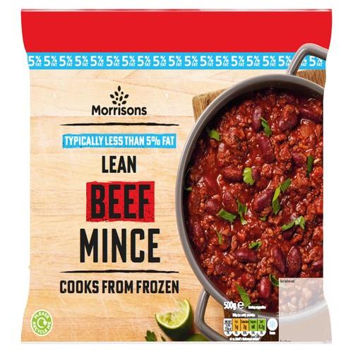 Morrisons lean beef mince