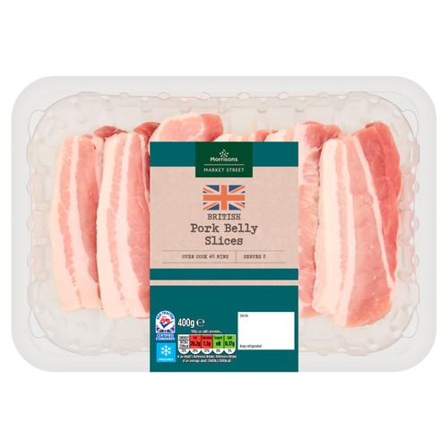 Morrisons Pork Belly Slices 400g