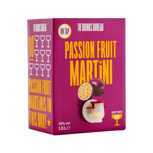 The Drinks Bureau Party Box Passion Fruit Martini 
