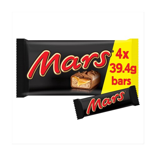 Mars Caramel, Nougat & Milk Chocolate Snack Bars Multipack